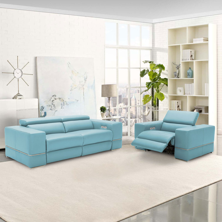 Mofit Home Atkinson Leather Living Room Set Wayfair